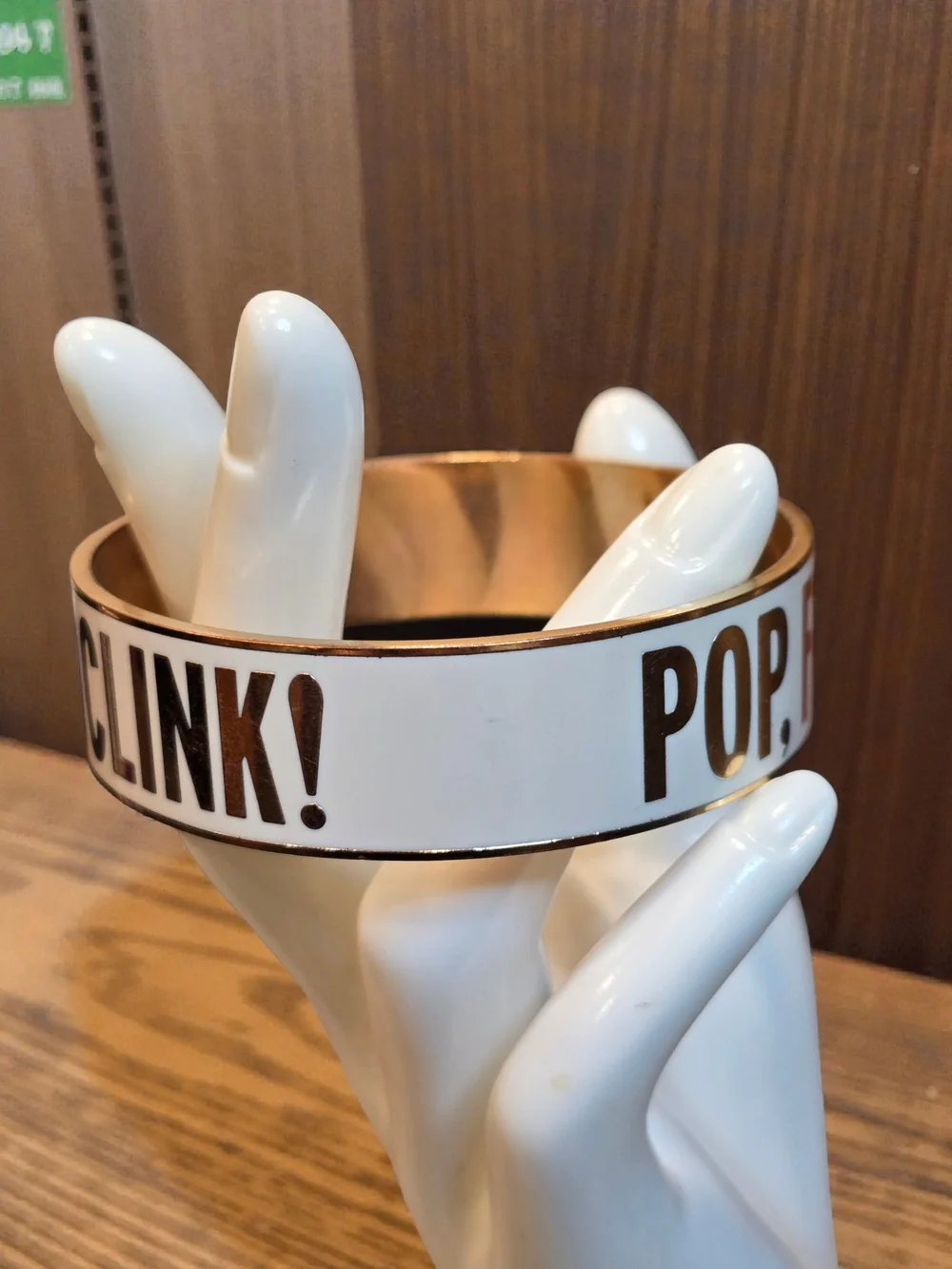 Kate Spade "POP, FIZZ, CLINK!" Enamel Bangle - Picture 2 of 5